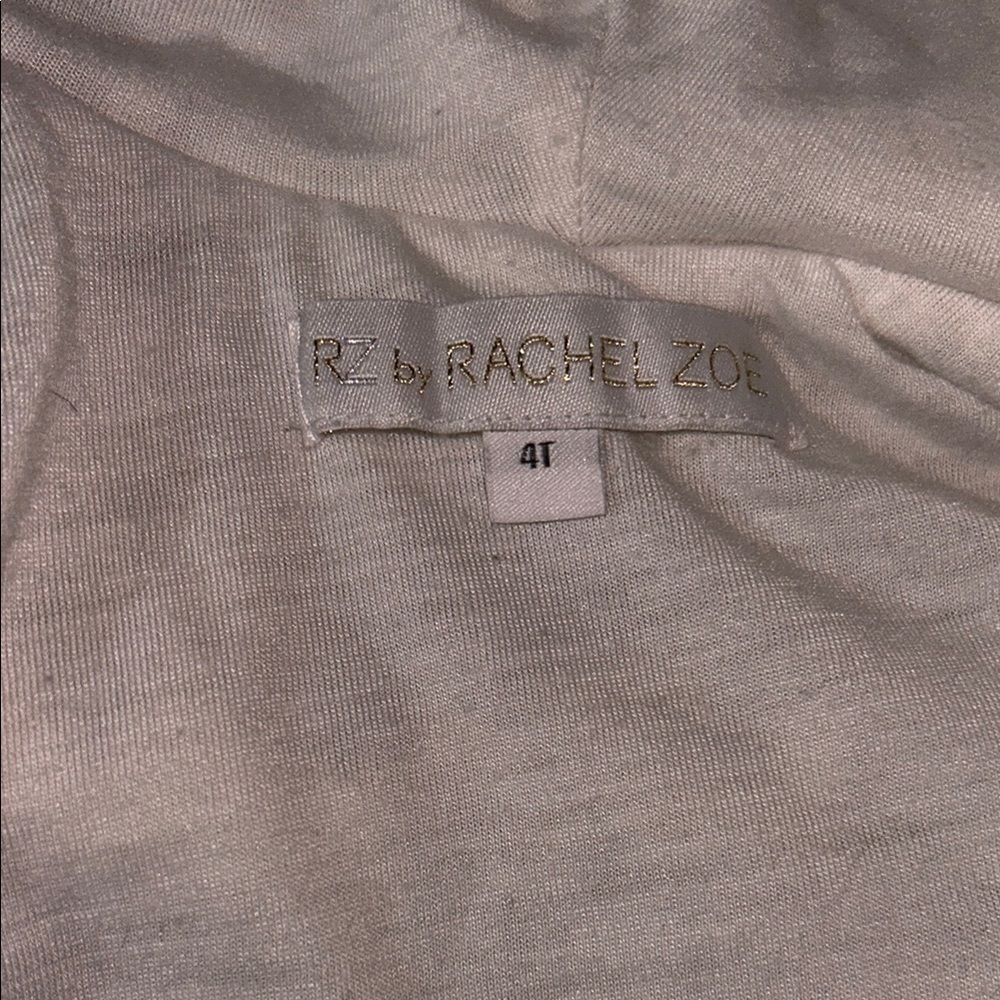 Rachel Zoe Metallic Silver Blouse